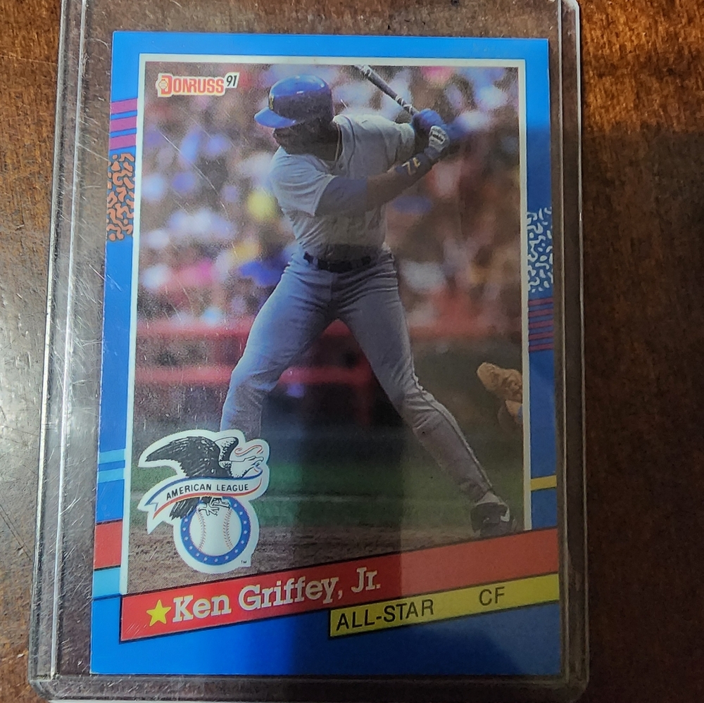 Ken Griffey Jr. Donruss 91 Baseball ERROR CARD. There Is No Dot After INC